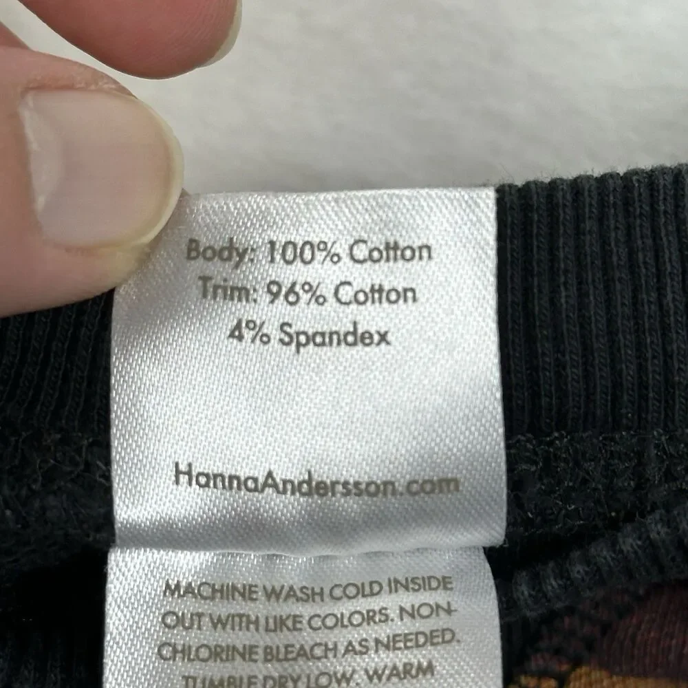 Hanna‎ Andersson Girls Plaid Sweatshirt Size 10 140cm Crewneck Pullover